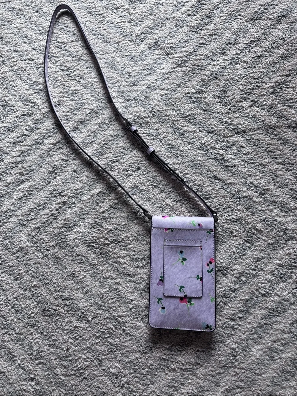 kate spade lavender floral crossbody phone bag